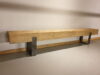 Oud eiken bankje 25 cm breed - Afbeelding 2