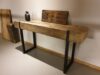 Side table oude balken