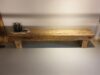 Oud eiken Tv meubel met balken onderstel 40 cm breed - Afbeelding 2