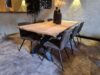 Tafel gebinten planken geschaafd