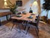 Tafel gezandstraalde gebinten planken Modern - Afbeelding 3