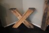 X-poot set balk 15 x 15 cm oud eiken - Afbeelding 3