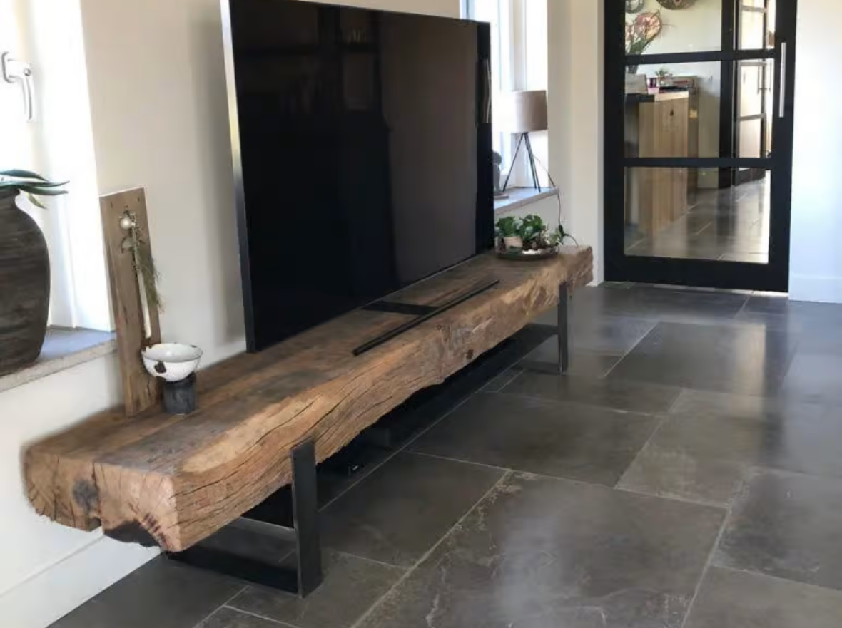 oud eiken tv meubel