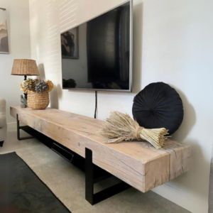 oud eikenhouten tv meubel
