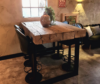 stoere bartafel eikenhout