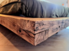 eikenhouten bed frame