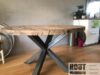 eettafel rond oud eiken - Afbeelding 2
