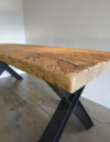Eiken Tafel van ruwe planken
