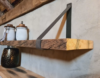 Oud eiken plank hout van toen