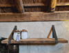 Eiken wandplank hout van toen