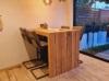 sfeervolle veranda met bartafel eikenhout