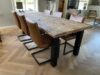 Oud eiken tafels op maat gemaakt. - Afbeelding 6