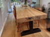 eettafel oud eikenhout stevig
