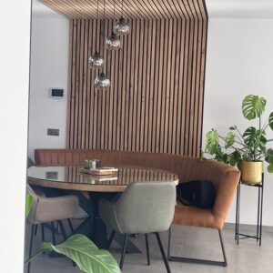 Lattenwand panelen oud eiken