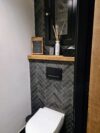 Toiletplank oud eiken