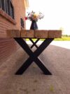 Eiken tuin tafel - Afbeelding 4