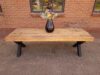 Eiken tuin tafel - Afbeelding 3