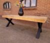 Eiken tuin tafel