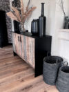 Dressoir staal eiken - Afbeelding 4