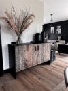 Dressoir staal eiken - Afbeelding 2