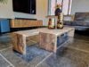 Salontafel set oud eiken - Afbeelding 2