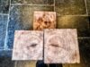Massief eiken balken salontafel set van 3 - Afbeelding 2