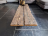 salontafel uniek planken eikenhout