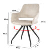 Capp Beige Velvet - Afbeelding 5