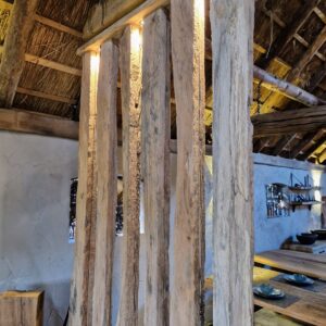 Eikenhouten roomdivider