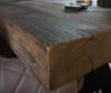 tafelblad met uniek oud eikenhout
