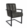 Jim Manila Dark Grey met armleuning