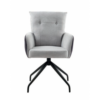 Mark Cario Fabric Light Grey met Armleuning - Afbeelding 2