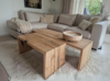 salontafels set licht eikenhout