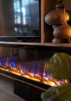 Luxe Cinewall eikenhout met ingebouwde sfeerhaard - Afbeelding 3