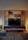 Luxe Cinewall eikenhout met ingebouwde sfeerhaard - Afbeelding 6