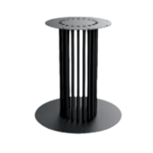 Onderstel eettafel rond met spijlen 470mm