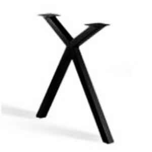 Tafel onderstel X poot k50x50