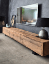 tv meubel eikenhout met kleppen
