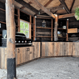 buitenkeukens eikenhout op maat