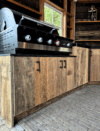 eikenhouten gebinten keuken outdoor